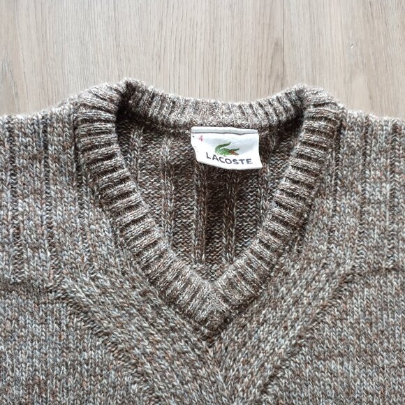 Lacoste Sweaters - Vintage Lacoste wool blend mens sz 4 US size M